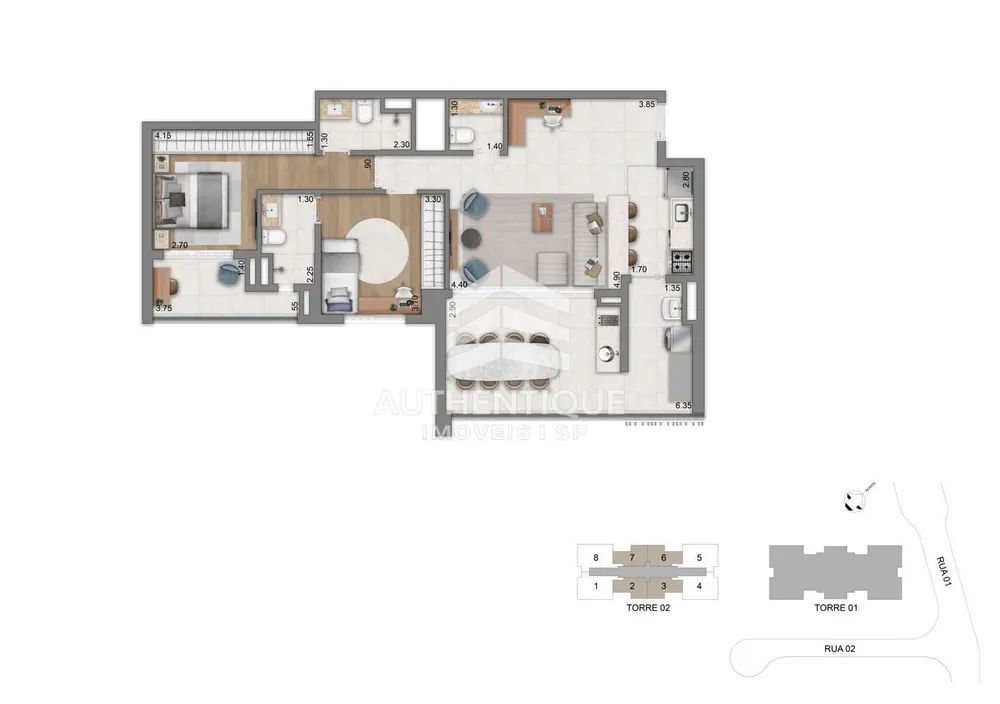 Apartamento, 3 quartos, 123 m² - Foto 11