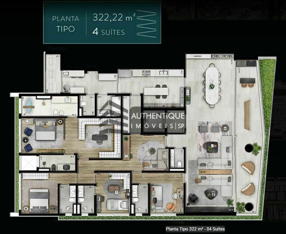 Apartamento, 4 quartos, 591 m² - Foto 16
