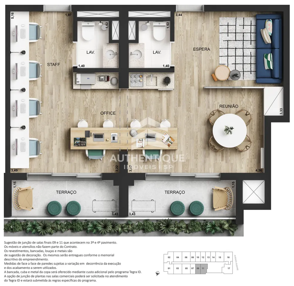 Sala-Conjunto, 42 m² - Foto 13