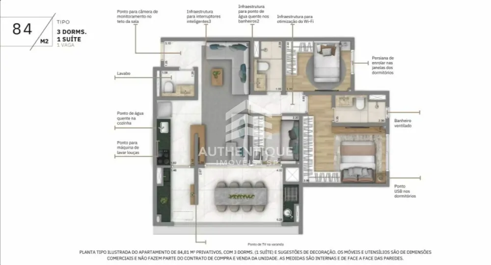 Apartamento, 2 quartos, 68 m² - Foto 23