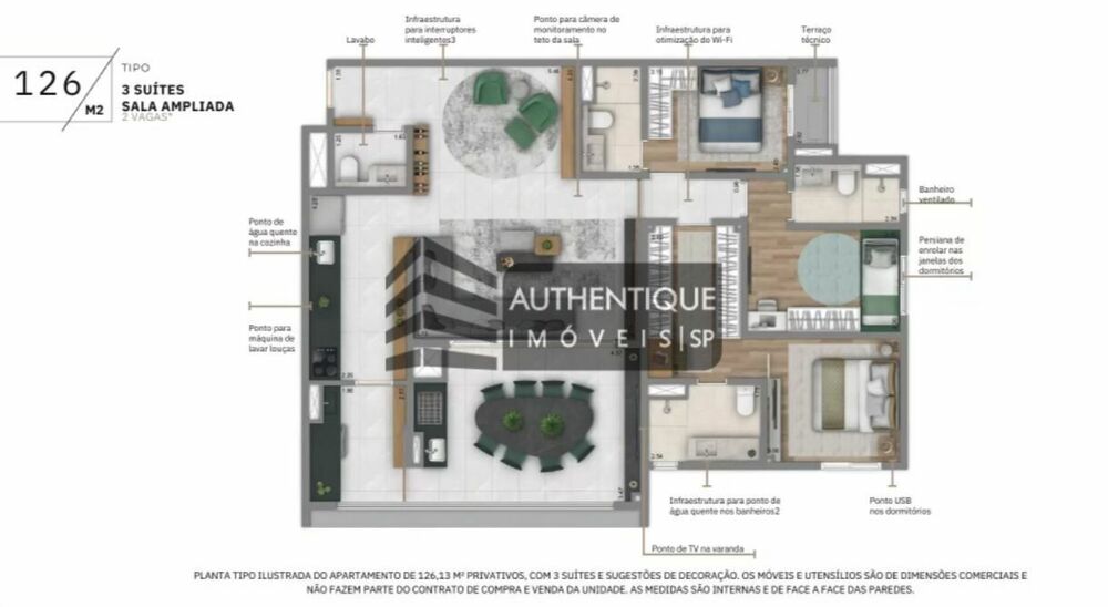 Apartamento, 2 quartos, 68 m² - Foto 4