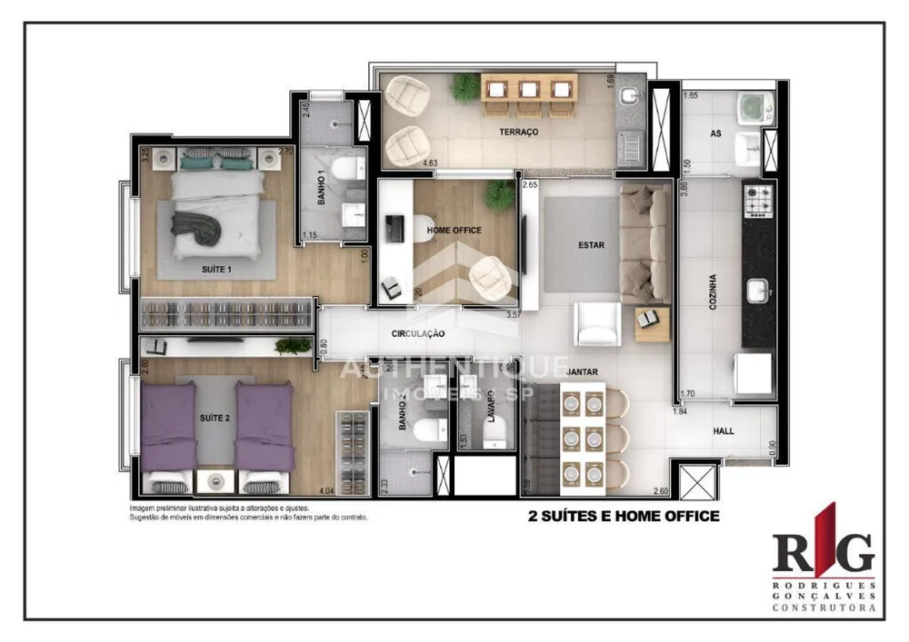 Apartamento, 3 quartos, 83 m² - Foto 15