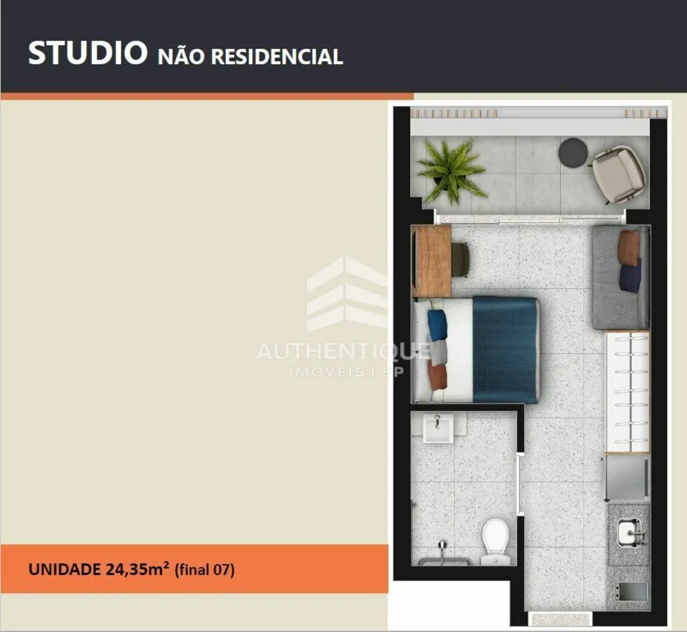 Apartamento, 1 quarto, 24 m² - Foto 12