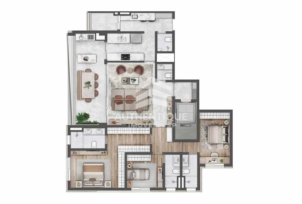 Apartamento, 3 quartos, 160 m² - Foto 9
