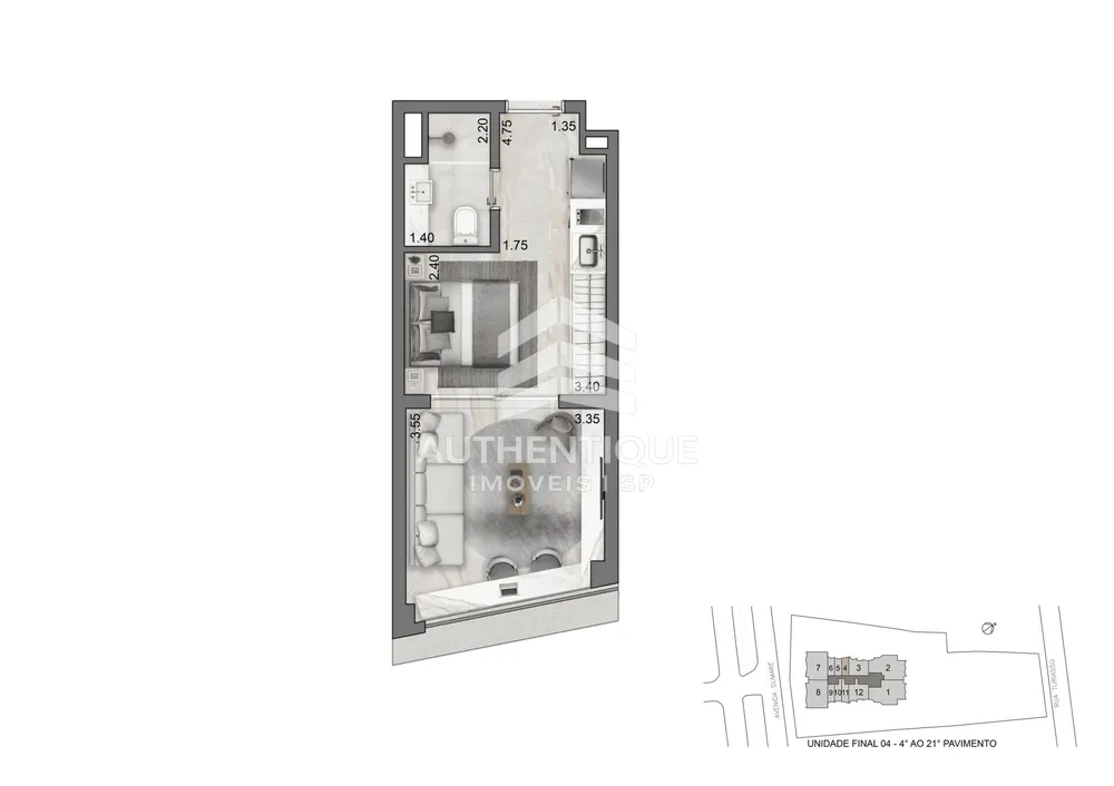 Apartamento, 2 quartos, 82 m² - Foto 18