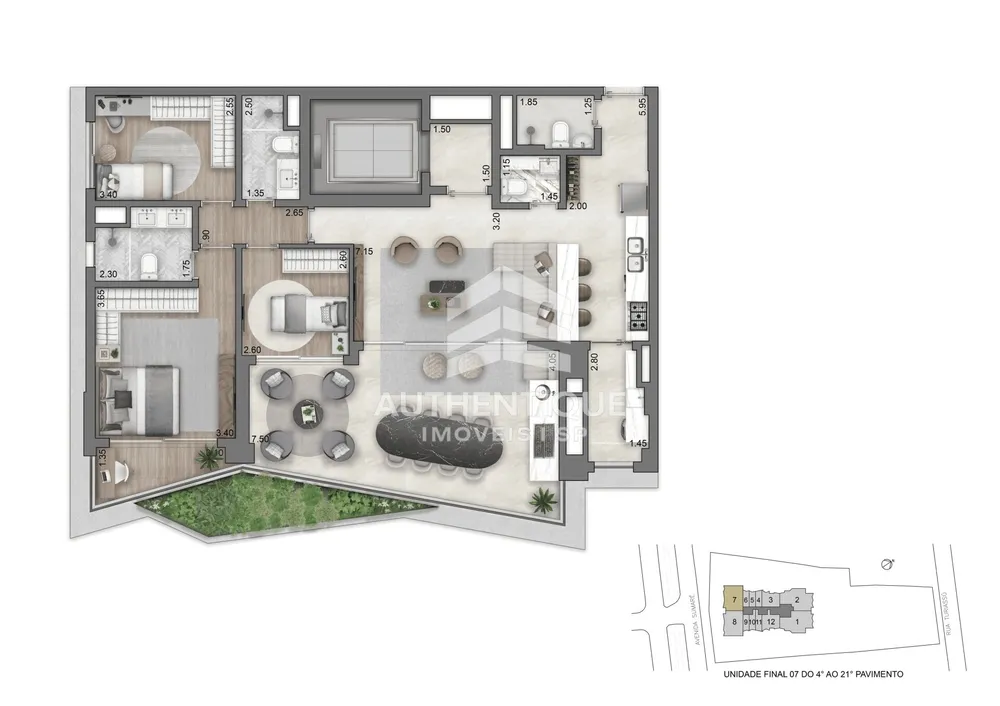 Apartamento, 2 quartos, 82 m² - Foto 17