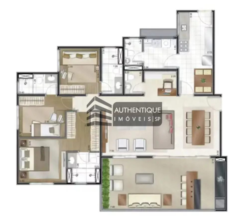 Apartamento à venda com 3 quartos, 141m² - Foto 16