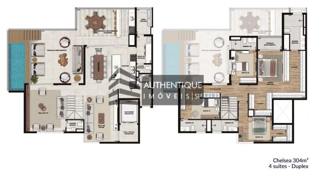 Apartamento, 4 quartos, 209 m² - Foto 3