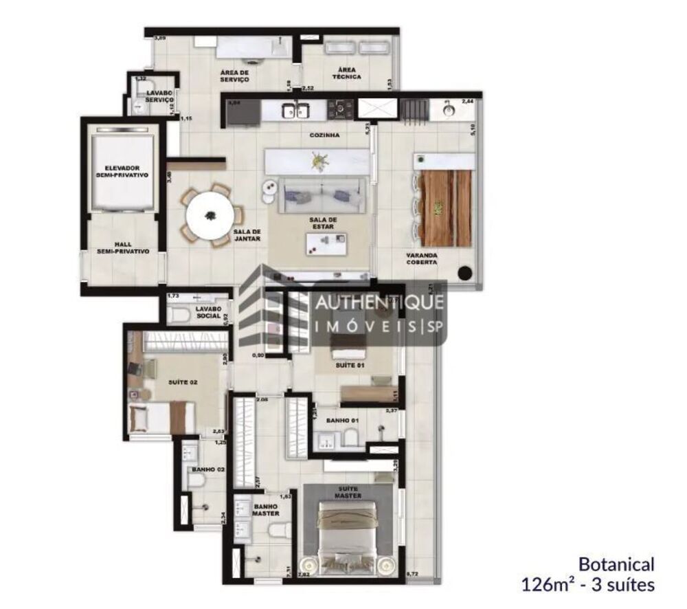 Apartamento, 4 quartos, 209 m² - Foto 4