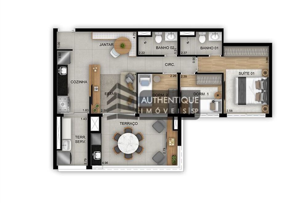 Apartamento, 3 quartos, 82 m² - Foto 11