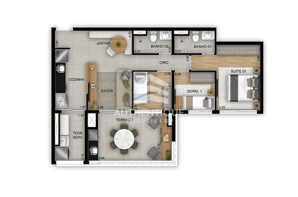 Apartamento, 3 quartos, 82 m² - Foto 26