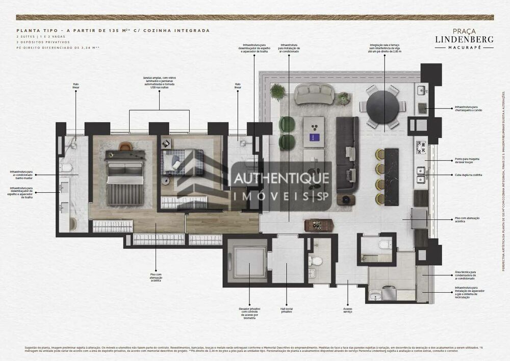 Apartamento, 2 quartos, 155 m² - Foto 21
