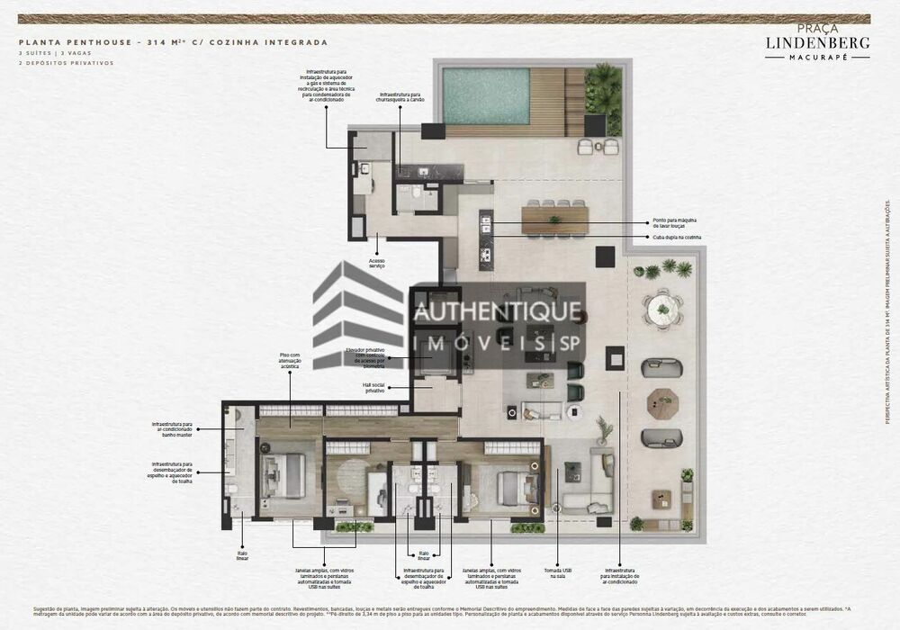 Apartamento, 2 quartos, 155 m² - Foto 16