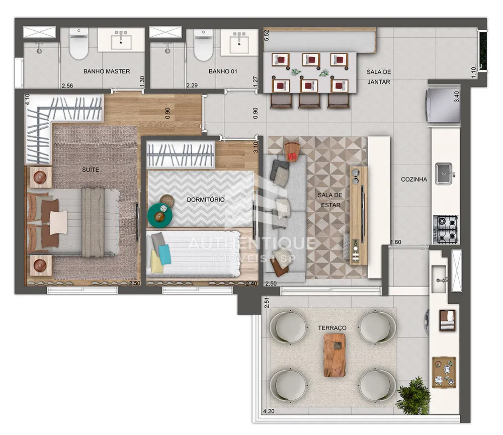 Apartamento, 2 quartos, 68 m² - Foto 17