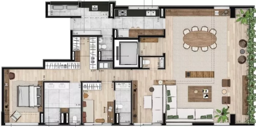 Apartamento, 2 quartos, 134 m² - Foto 8