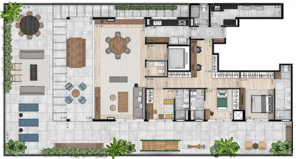 Apartamento, 2 quartos, 134 m² - Foto 11