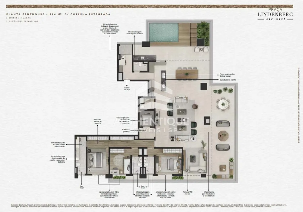 Apartamento, 2 quartos, 195 m² - Foto 9