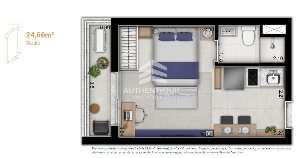 Apartamento, 2 quartos, 45 m² - Foto 9