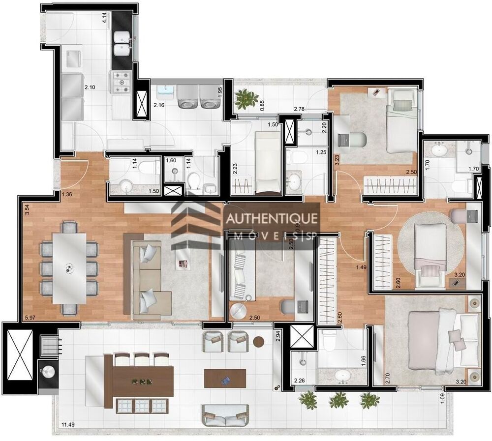 Apartamento, 3 quartos, 145 m² - Foto 29