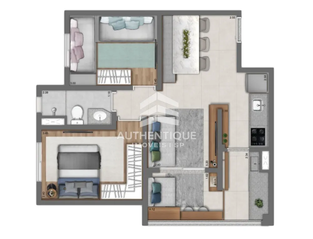 Apartamento, 2 quartos, 50 m² - Foto 18