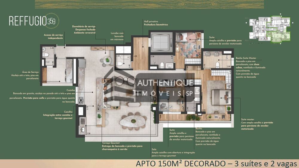 Apartamento, 3 quartos, 150 m² - Foto 14