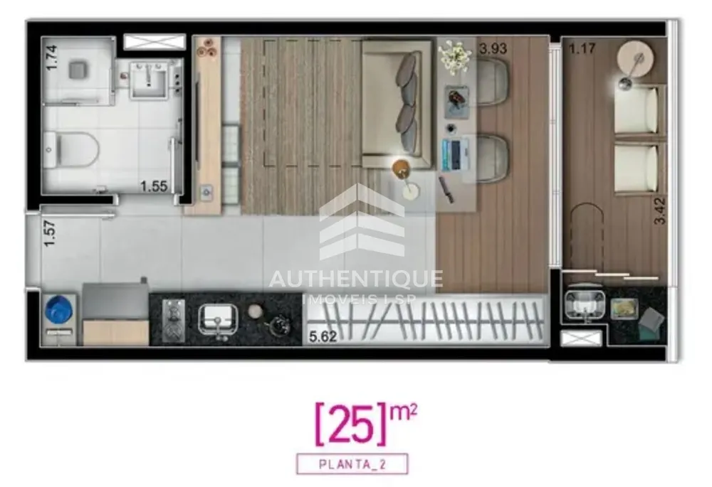 Apartamento, 1 quarto, 25 m² - Foto 15