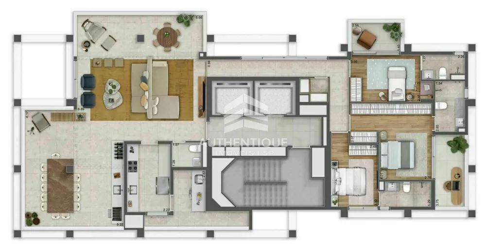 Apartamento, 3 quartos, 186 m² - Foto 10
