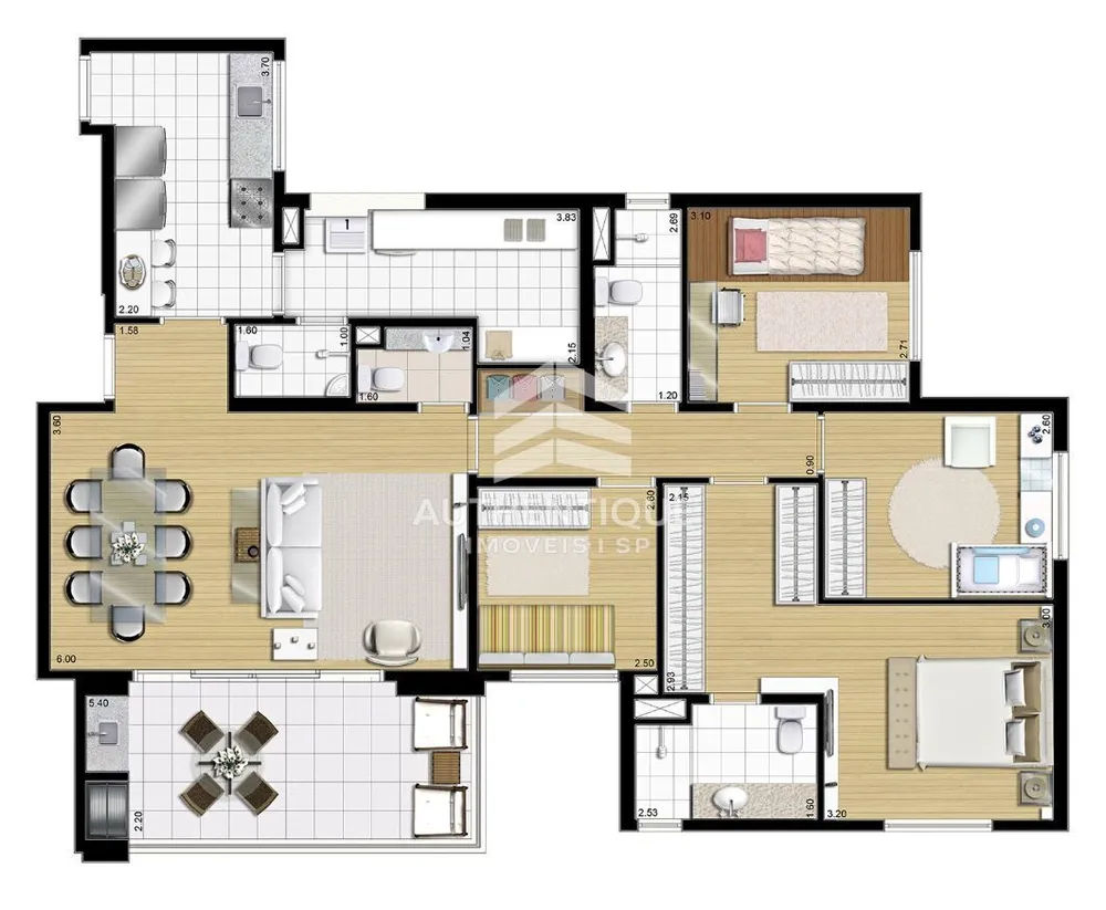 Apartamento, 3 quartos, 123 m² - Foto 14