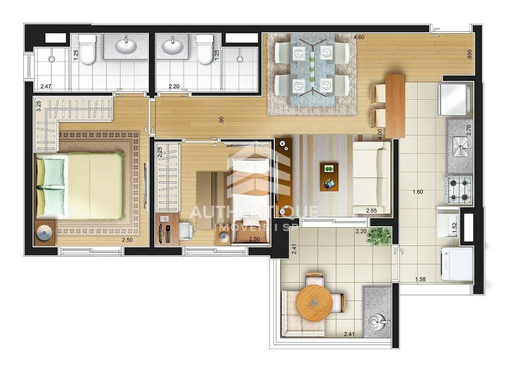 Apartamento, 3 quartos, 70 m² - Foto 13
