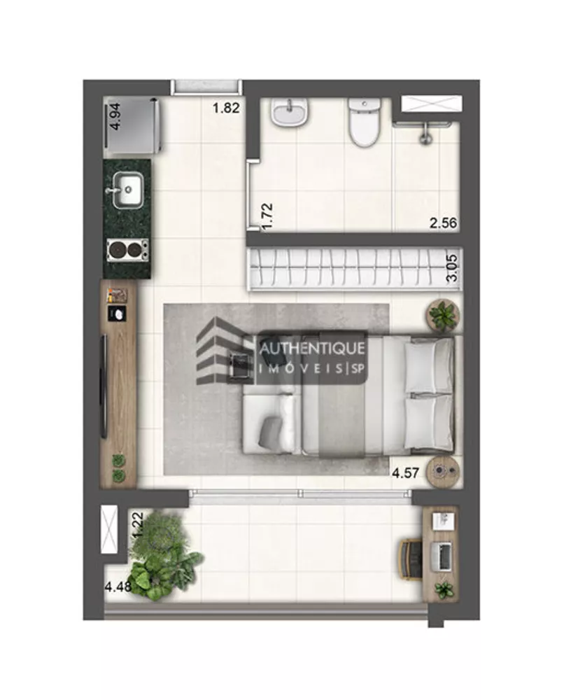 Apartamento, 3 quartos, 78 m² - Foto 3