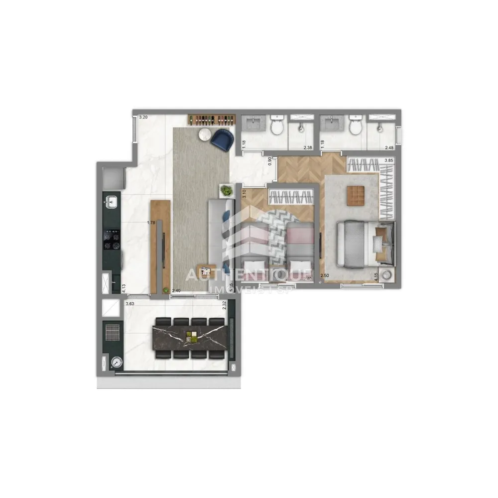 Apartamento, 2 quartos, 55 m² - Foto 16