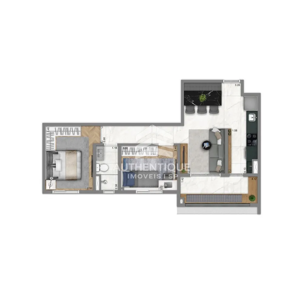 Apartamento, 2 quartos, 55 m² - Foto 15