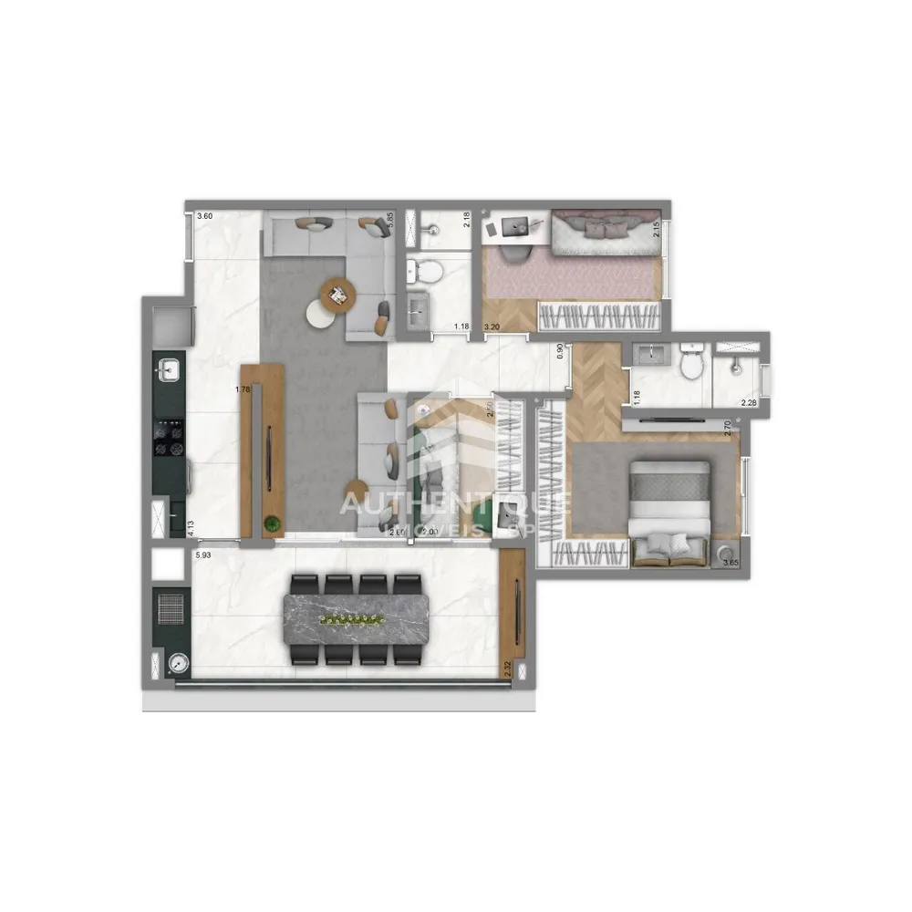 Apartamento, 2 quartos, 55 m² - Foto 14