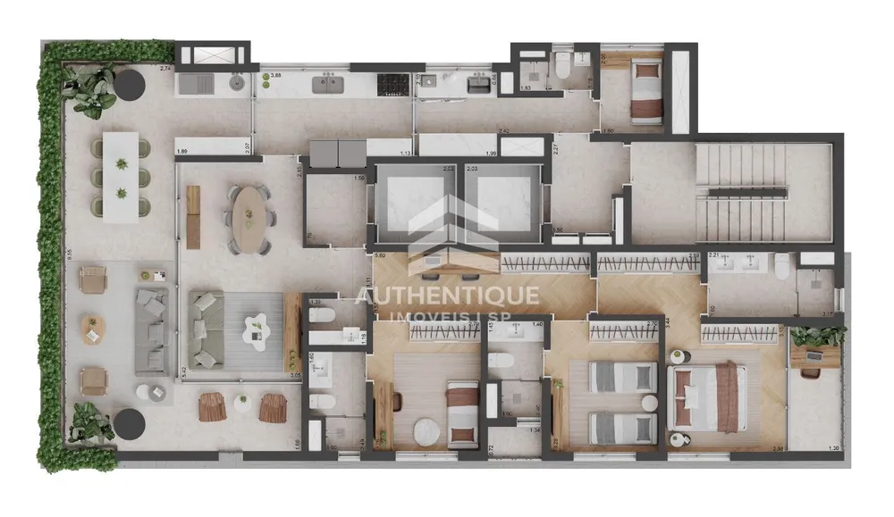 Apartamento, 3 quartos, 167 m² - Foto 22