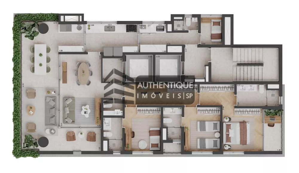 Apartamento, 3 quartos, 167 m² - Foto 7