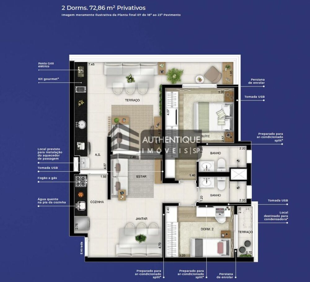 Apartamento, 1 quarto, 42 m² - Foto 3