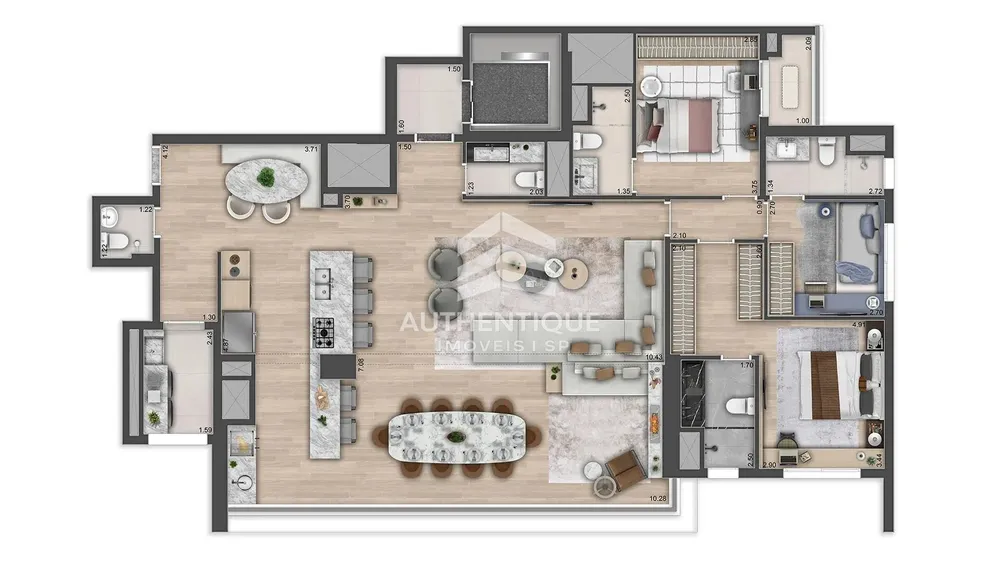 Apartamento, 4 quartos, 217 m² - Foto 8