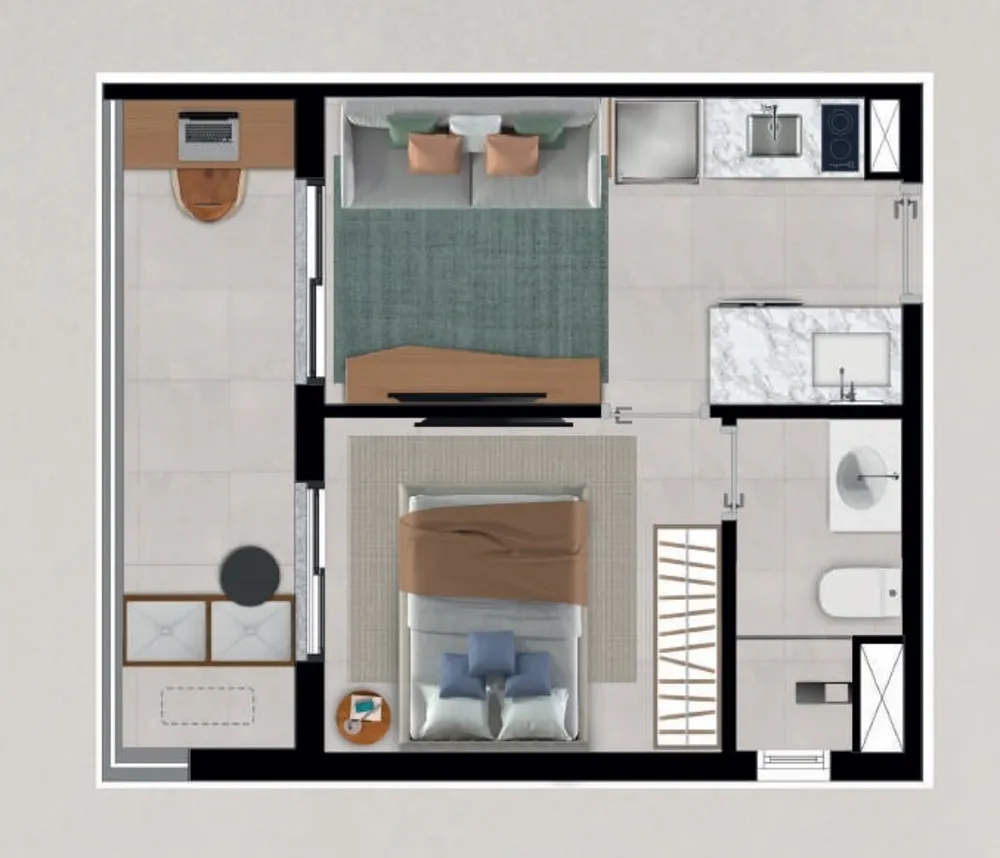 Apartamento, 1 quarto, 24 m² - Foto 21