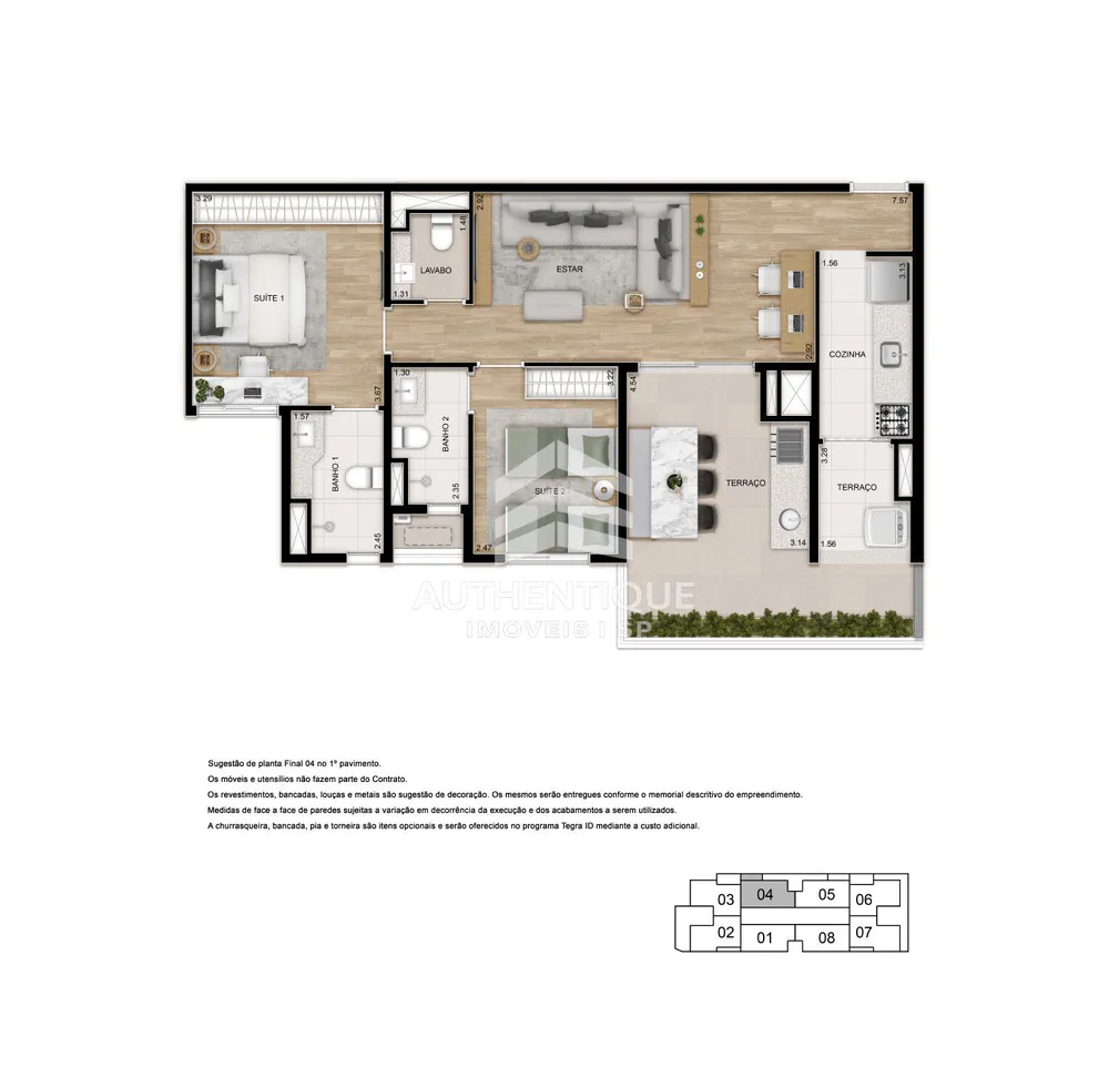 Apartamento, 2 quartos, 76 m² - Foto 43