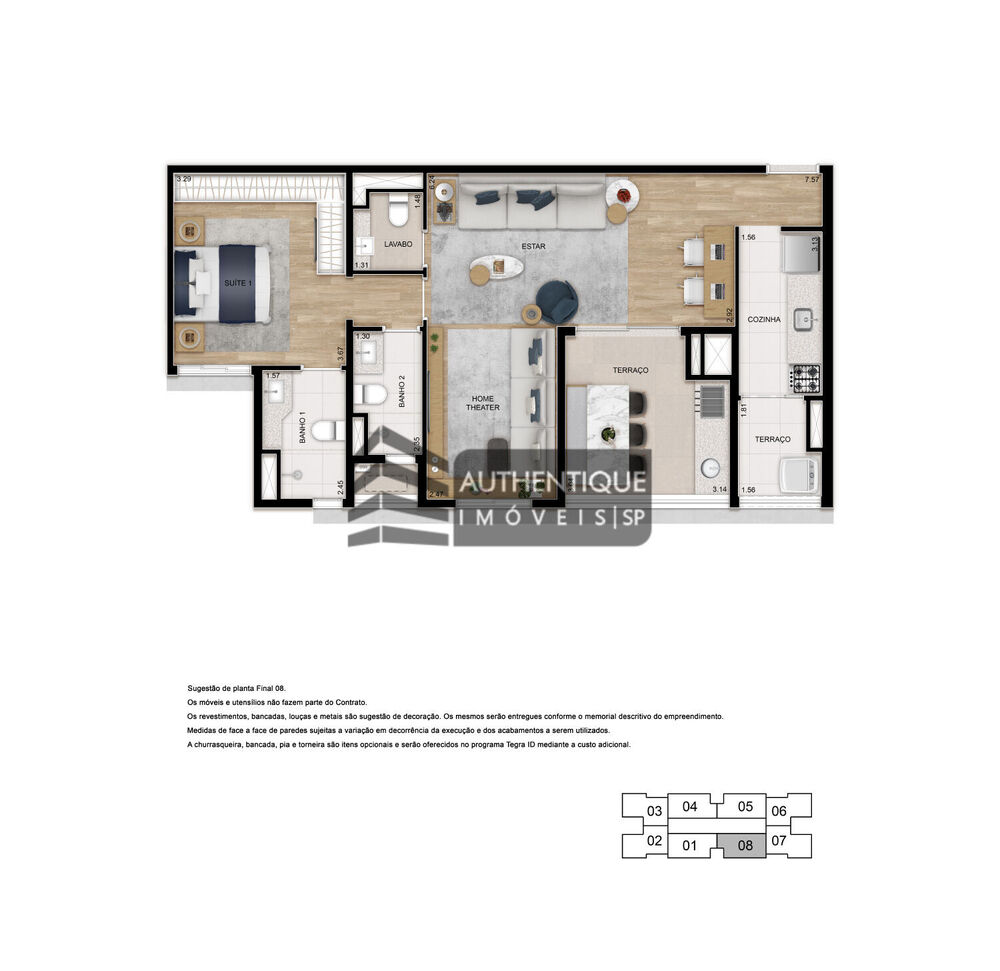Apartamento, 2 quartos, 76 m² - Foto 24