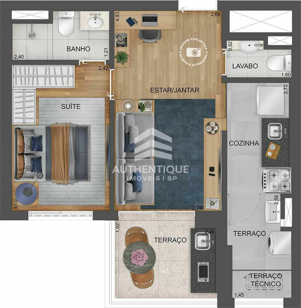 Apartamento, 2 quartos, 66 m² - Foto 8