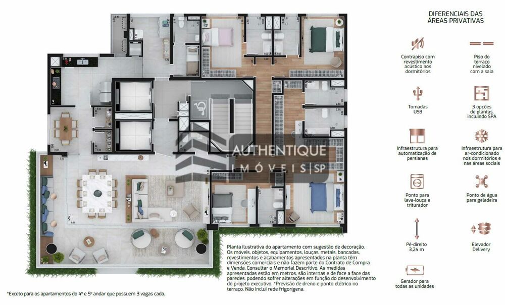 Apartamento, 4 quartos, 276 m² - Foto 19