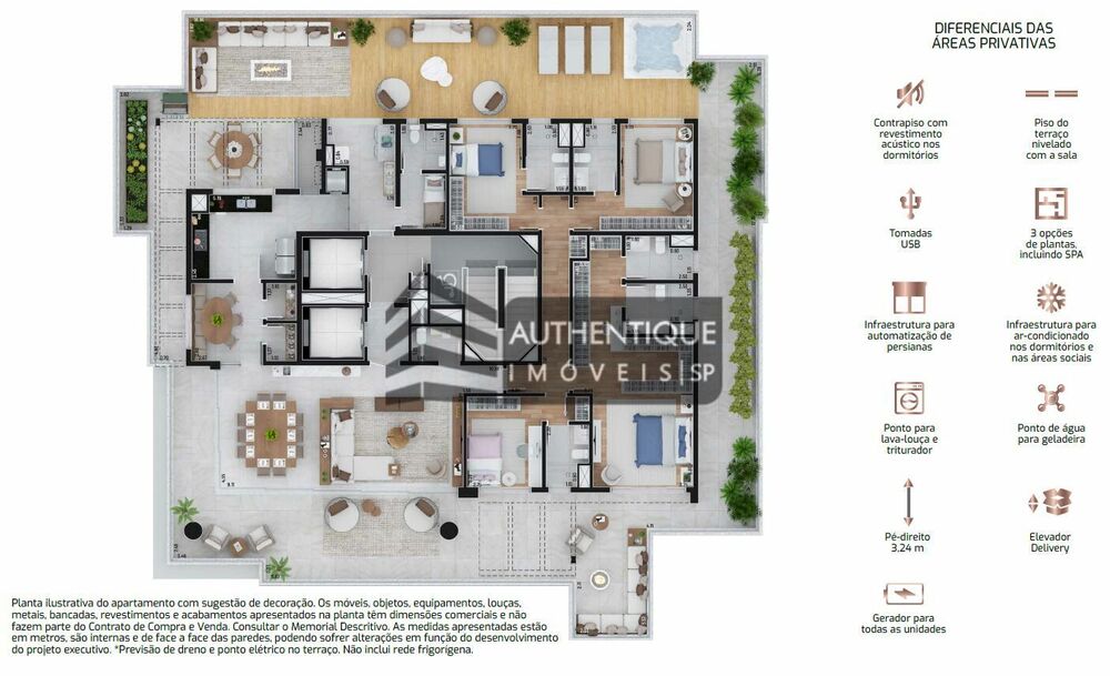Apartamento, 4 quartos, 276 m² - Foto 18