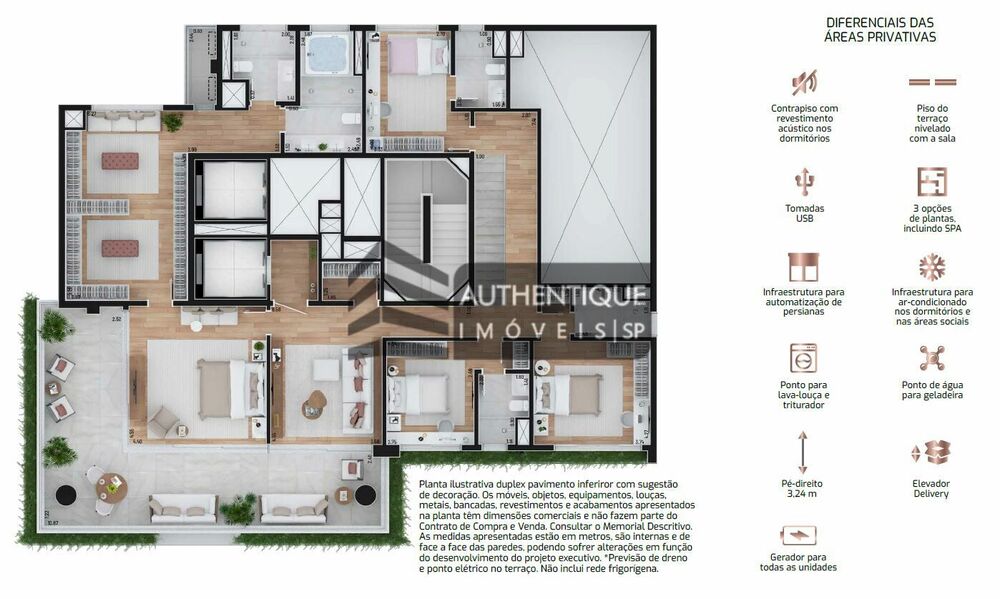Apartamento, 4 quartos, 276 m² - Foto 16