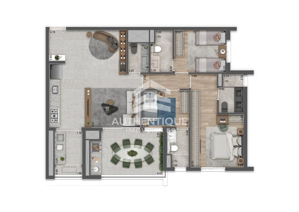 Apartamento, 3 quartos, 106 m² - Foto 16