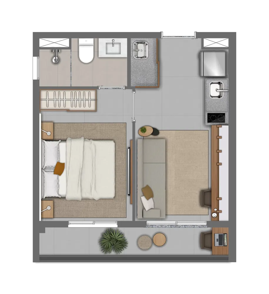 Apartamento, 2 quartos, 60 m² - Foto 7