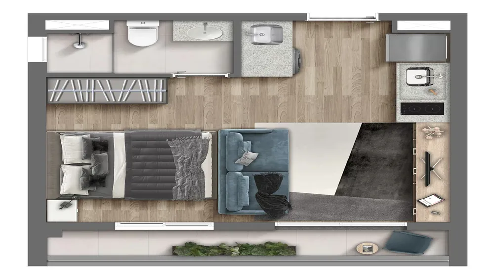 Apartamento, 2 quartos, 60 m² - Foto 8