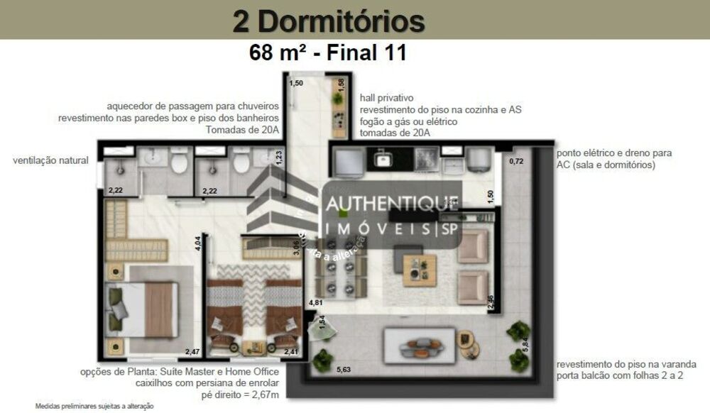 Apartamento, 1 quarto, 23 m² - Foto 4