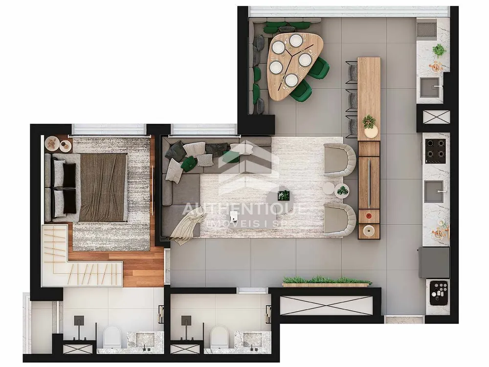 Apartamento, 2 quartos, 68 m² - Foto 8