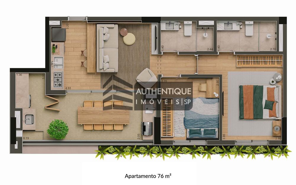 Apartamento, 1 quarto, 32 m² - Foto 19